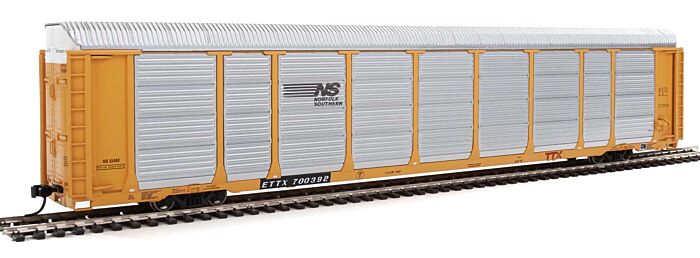 Walthers Proto 101428 - HO 89ft Thrall Enclosed Tri-Level Auto Carrier - Norfolk Southern/ETTX Flat #33565/810116