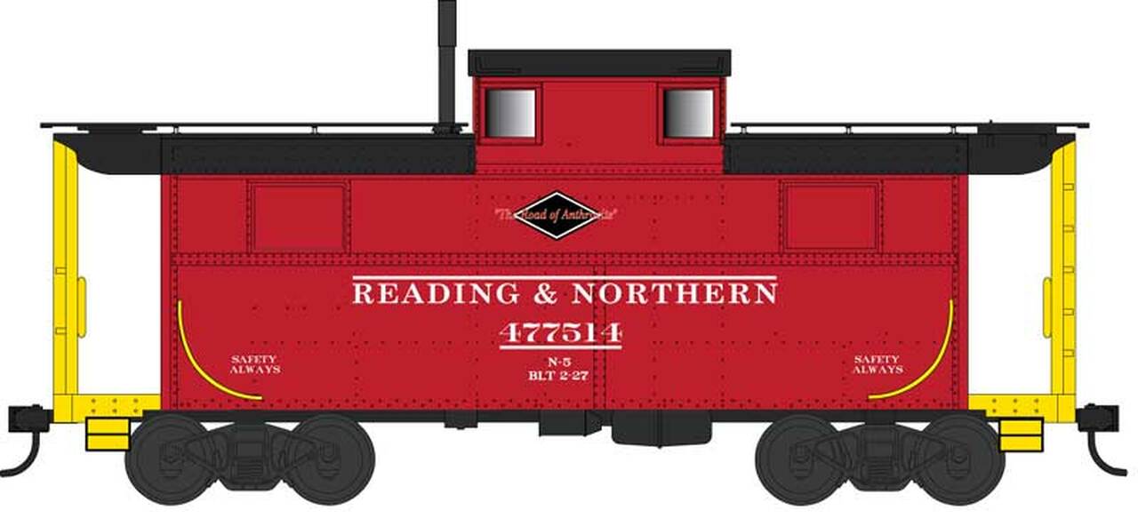 Bowser 42572 - HO N5 Caboose - Reading & Northern #477514