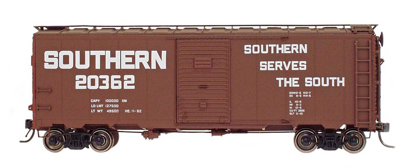 Intermountain 45814-20 HO Scale - 10Ft 6In Modified 1937 AAR Boxcar - Southern Billboard #20128