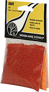 Woodland Scenics 47 - Fruit Turf Material - Apples & Oranges