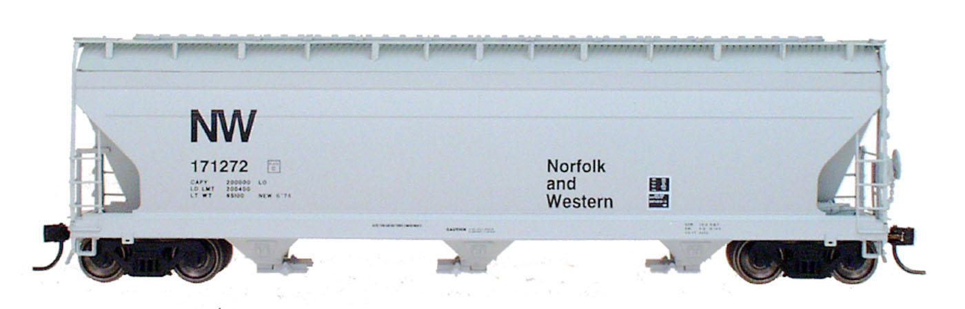Intermountain 47030-10 - HO RTR ACF 4650 3-Bay Hopper - Norfolk & Western #171183
