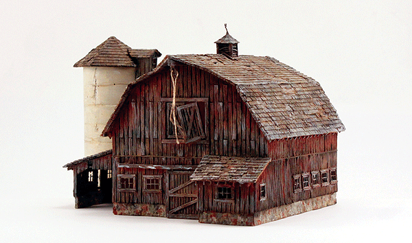 Woodland Scenics 5038 - HO Built-&-Ready Landmark Structures - Old Weathered Barn