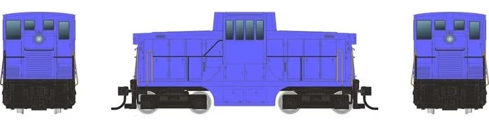 Rapido 48535 - HO GE 44 Tonner Phase IV Body - DC/DCC/Sound - Generic Industrial: Blue