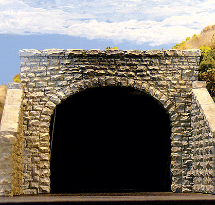 Chooch 8370 - HO Double-Track Tunnel Portal - Random Stone (1pc)