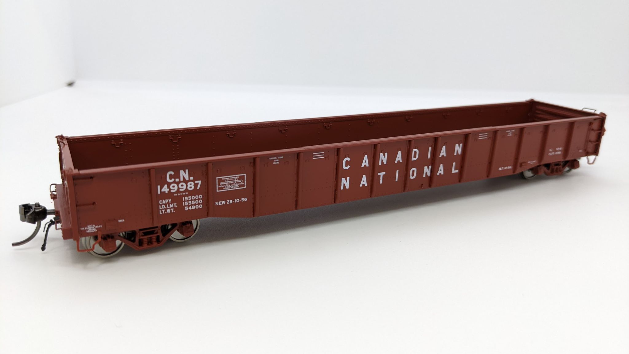 Rapido Trains 50049-3 - HO 52Ft 6In Mill Gondola: Canadian National - 12In Lettering Scheme #149987