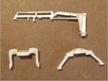 Showcase Miniatures 51 - N Scale Material Handling Crane Parts (3 parts)