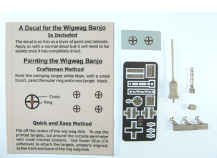 ShowCase Miniatures 518 - N Scale Model 3 Magnetic Flagman Wigwag Signal