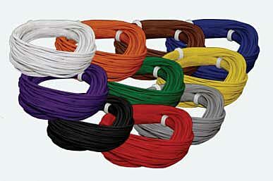 ESU Super thin cable - 0.02 inch 0.5mm dia. AWG36 30FT 10m DCC colour Code -Black