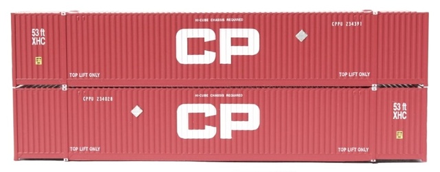 JTC 537024 N  53ft 8-55-8 High Cube Containers, CP (2pk)
