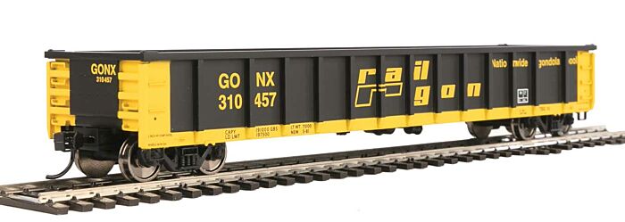 Walthers Mainline 6281 - HO 53ft Railgon Gondola - Railgon/GONX #310457