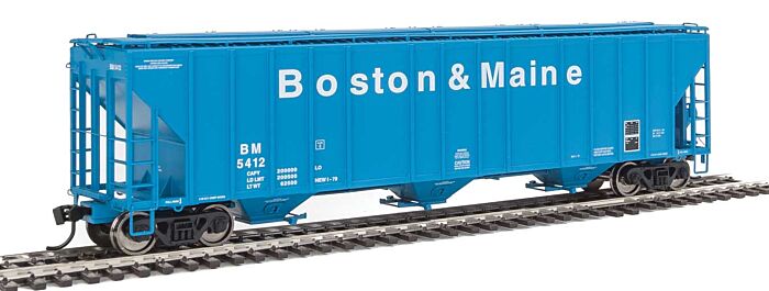 Walthers Proto 106156 - HO 55Ft Evans 4780 Covered Hopper - Boston & Maine #5412