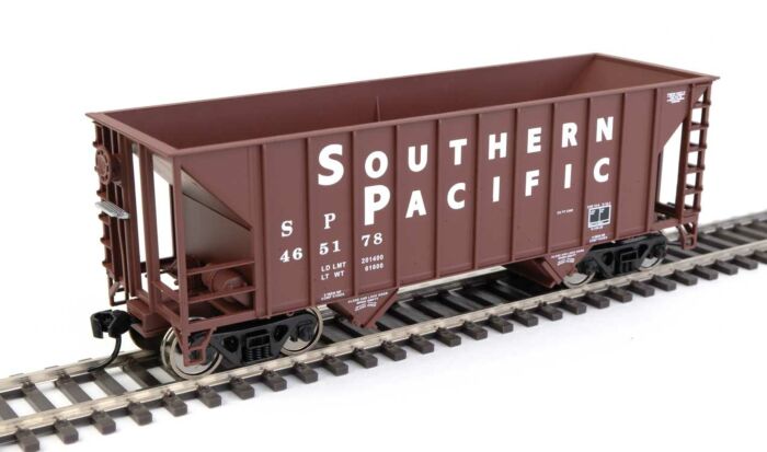 WalthersMainline HO 56624 34ft 100 Ton 2 Bay Hopper - Southern Pacific #465178