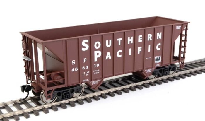 WalthersMainline HO 56627 34ft 100 Ton 2 Bay Hopper - Southern Pacific #465360
