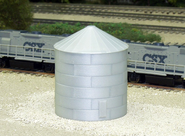 Rix Products 703 - N Scale 30ft Tall Corrugated Grain Bin