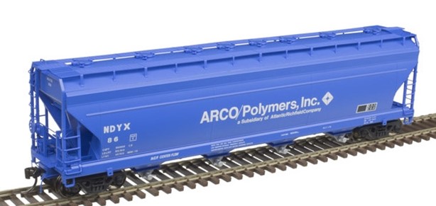 Atlas 20006380 - HO ACF 5250 Covered Hopper - ARCO Polymers (NDYX) #86