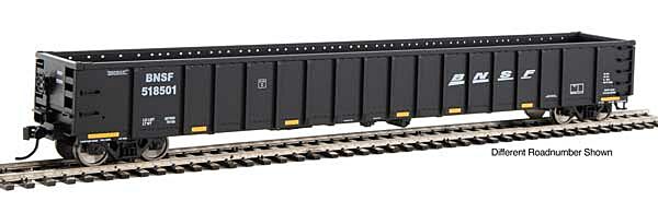 Walthers Mainline 6404 - HO RTR 68Ft Railgon Gondola - BNSF #518571