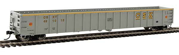 Walthers Mainline 6413 - HO RTR 68Ft Railgon Gondola - CSXT #491015