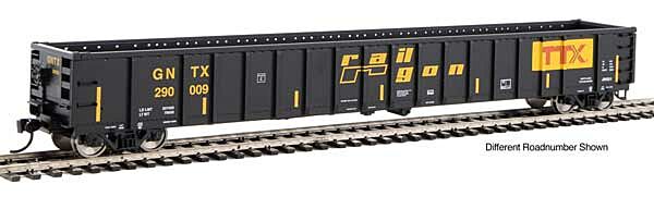 Walthers Mainline 6421 - HO RTR 68Ft Railgon Gondola - Railgon GNTX #290072
