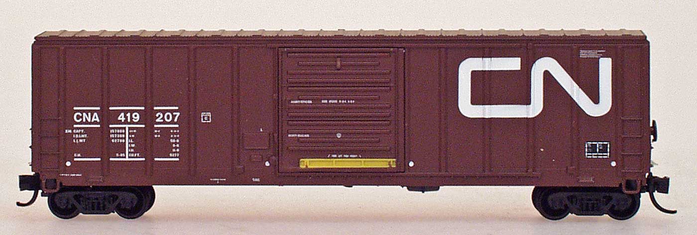 Intermountain 67503-15 - N Scale Pullman-Standard 5277 Cubic Foot Boxcar - Canadian National - #419160