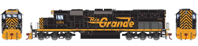 Athearn 72074 - HO RTR SD40T-2 - DCC Ready - W&LE/Ex-D&RGW #5391