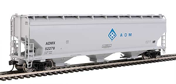 Walthers Mainline 7715 - HO 60ft NSC 5150 3-Bay Covered Hopper - Archer-Daniels-Midland (ADMX) #52333