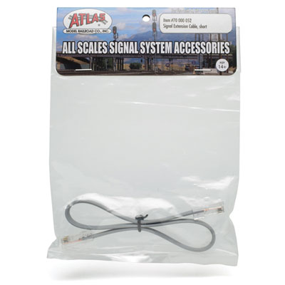 Atlas Model Railroad Co. 70000052 Signal Extension Cable - All Scales Signal System Short - 12inch 30.5cm