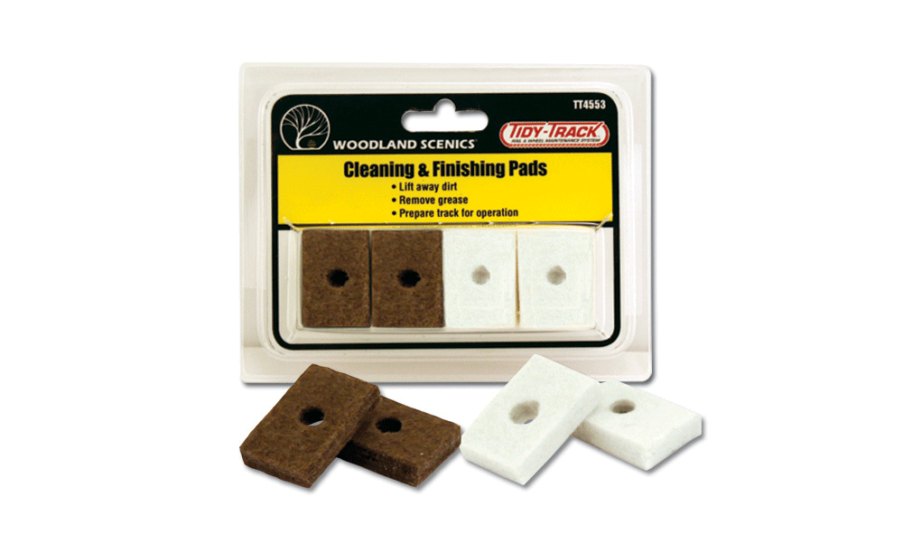 Woodland Scenics 4553 Tidy Track Maintenance Cleaning & Finishing Pads Replacement