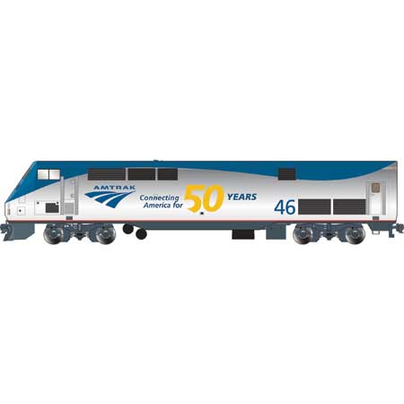 Athearn G81117 - HO Scale AMD103/P42 - DCC Ready - Amtrak (50th Anniversary Phase 5) #46
