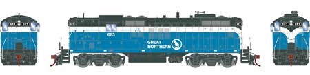 Athearn Genesis G82375 - HO GP9 - DCC & Sound - Great Northern #683
