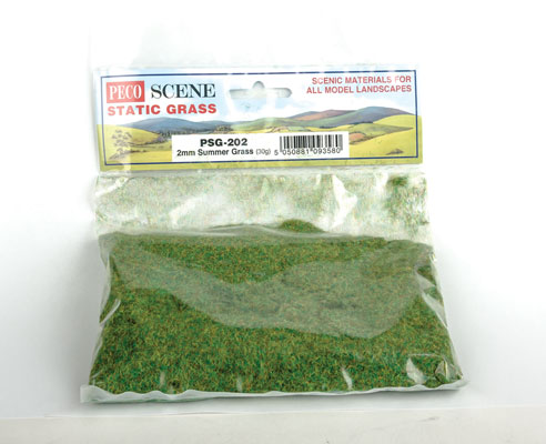Peco PSG-202 - 2mm Static Grass - Summer Grass (30g) 