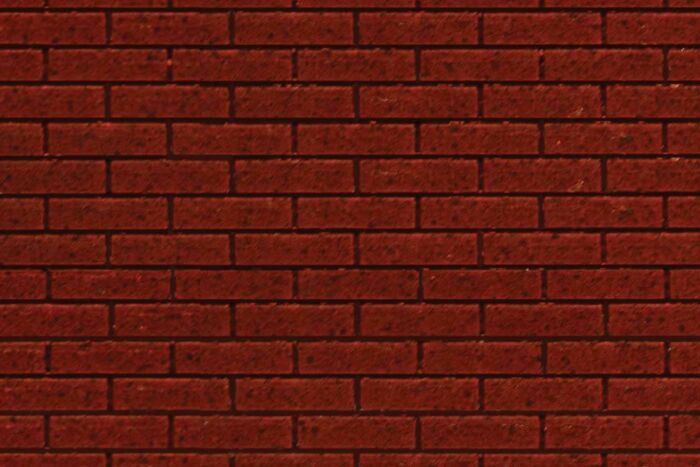 Chooch 8669 - HO Flexible Dark Red Brick Pavers Sheet (2-Pack) - Medium