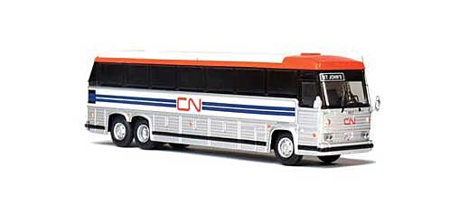Iconic Replicas 870323 - 1:87 1984 MCI MC-9 Motorcoach Bus - Canadian National