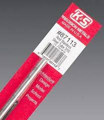 K&S Engineering 87113 All Scale - 3/16 inch OD Round Stainless Steel Tube - 22 Gauge x 12inch Long