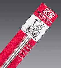 K&S Engineering 87139 All Scale - 1/4 inch OD Round Stainless Steel Rod - 22 Gauge x 12inch Long