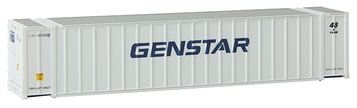 Walthers SceneMaster 8844 - N Scale 48Ft Ribbed Side Container - Genstar