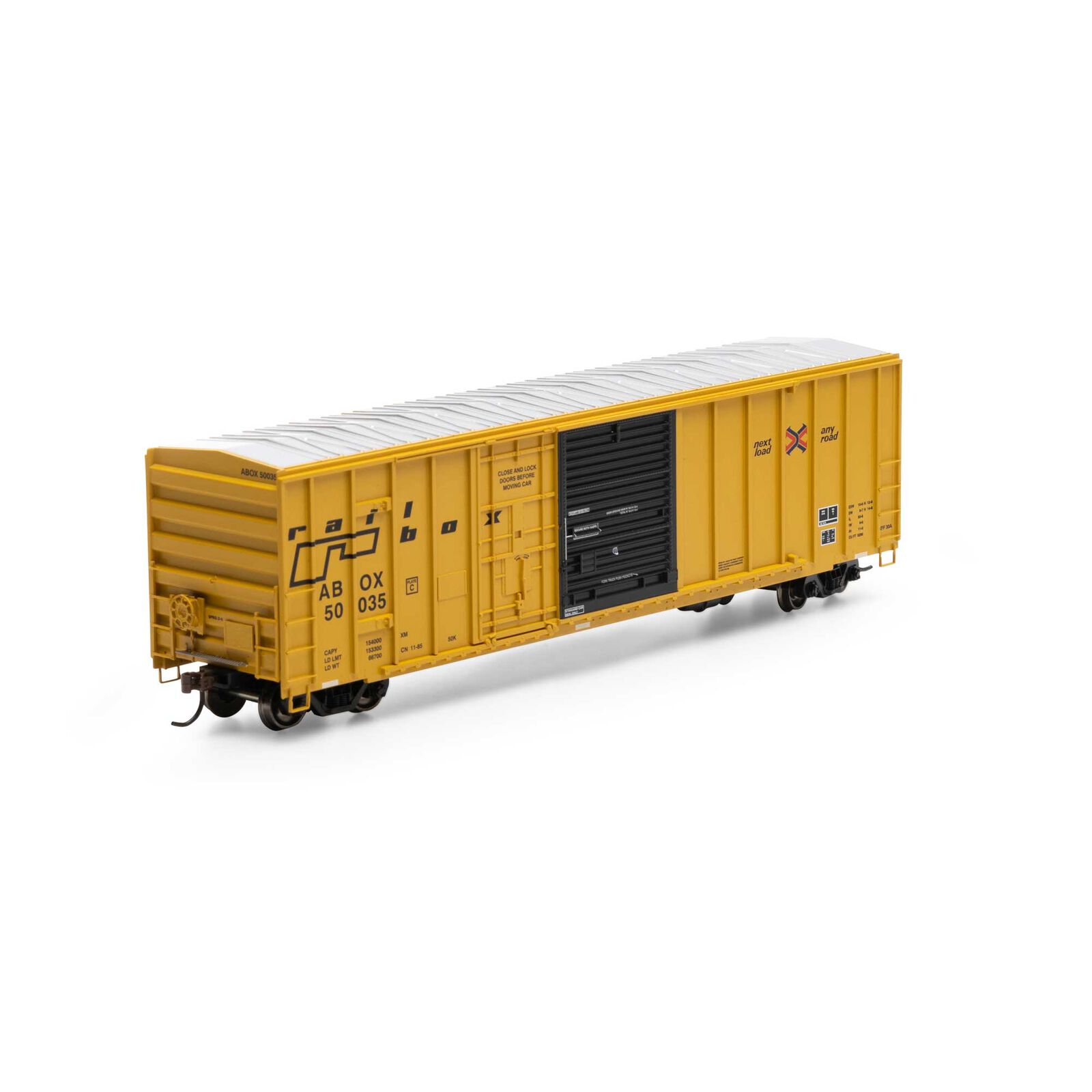 Athearn RTR 26731 - HO 50ft FMC Combo Door Boxcar - Railbox/ABOX (Late) #50035