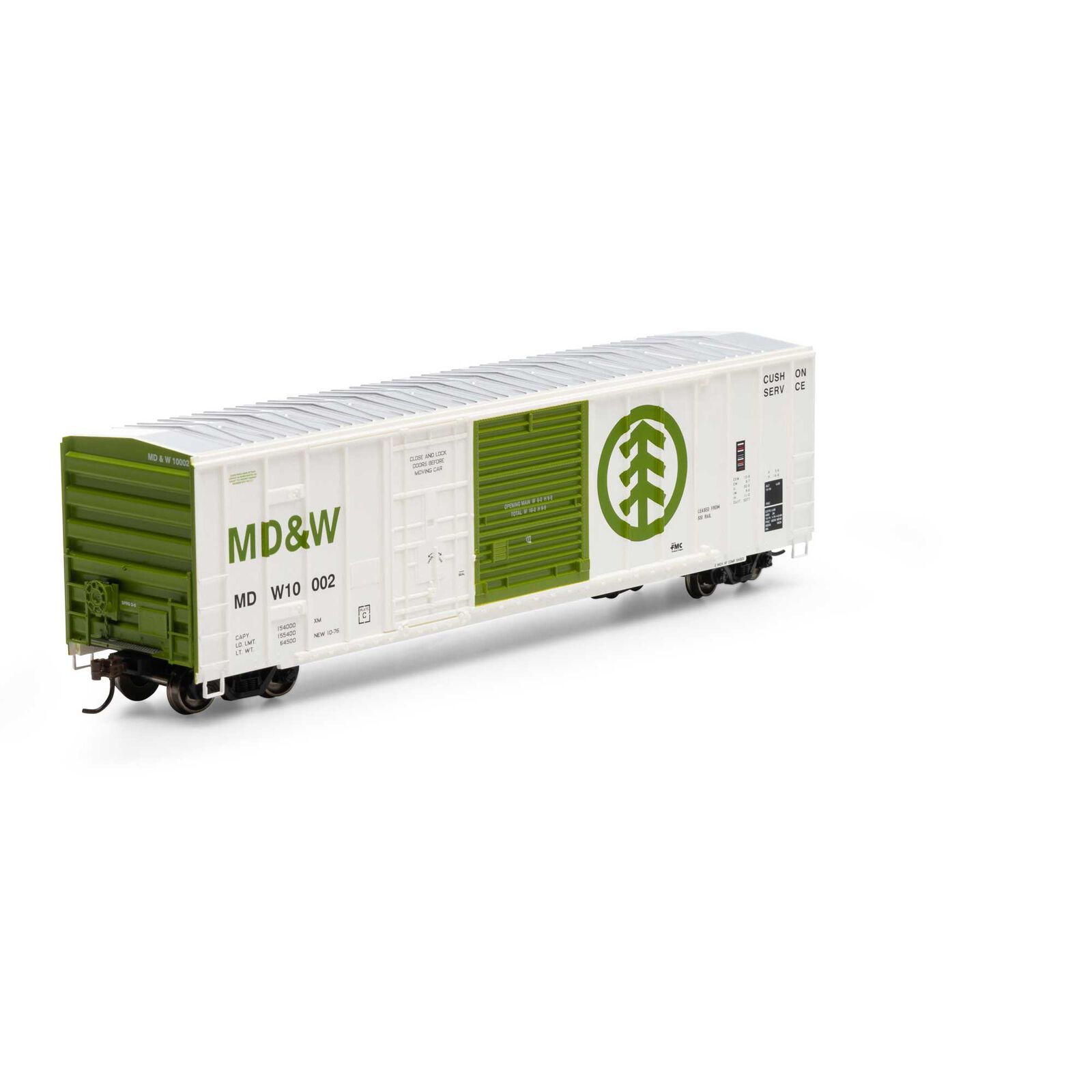 Athearn RTR 26744 - HO 50ft FMC Combo Door Boxcar - MD&W #10007