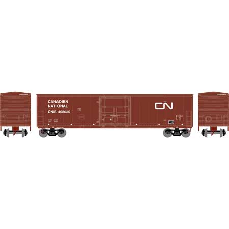 Athearn RTR 71036 - HO 50ft Superior Plug Door Box - Canadian National #408029