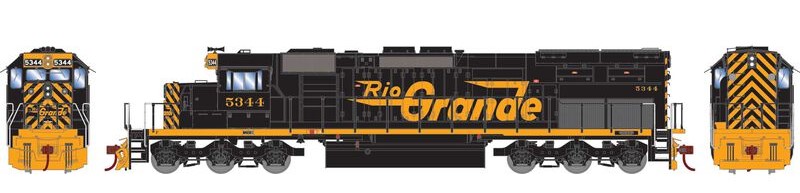 Athearn 72071 - HO RTR SD40T-2 - DCC Ready - D&RGW Rio Grande #5344