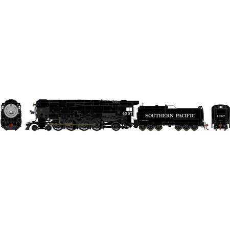 Athearn Genesis G71658 HO 4-8-2 MT-4 DCC and Sound  Southern Pacific Skyline Casing Scheme #4357 