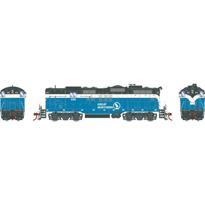 Athearn Genesis G82283 - HO GP9 - DCC Ready - Great Northern GN #690