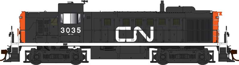 Bowser 25252 - HO ALCo RS-3 - DCC Ready - CN (Black) #3039