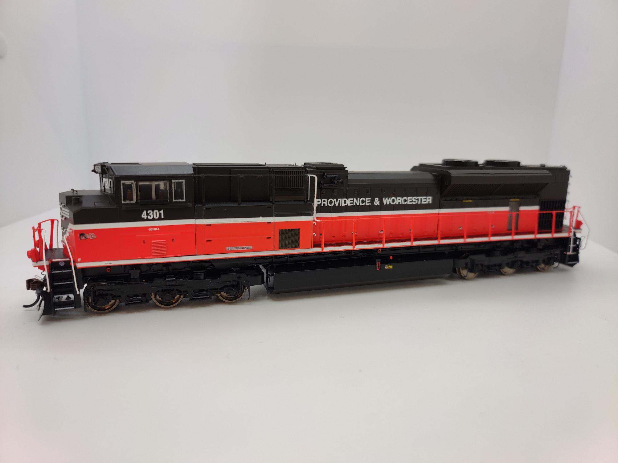 Athearn Genesis G70584 HO - G2 SD70M-2 - DCC Ready - Providence & Worcester #4301