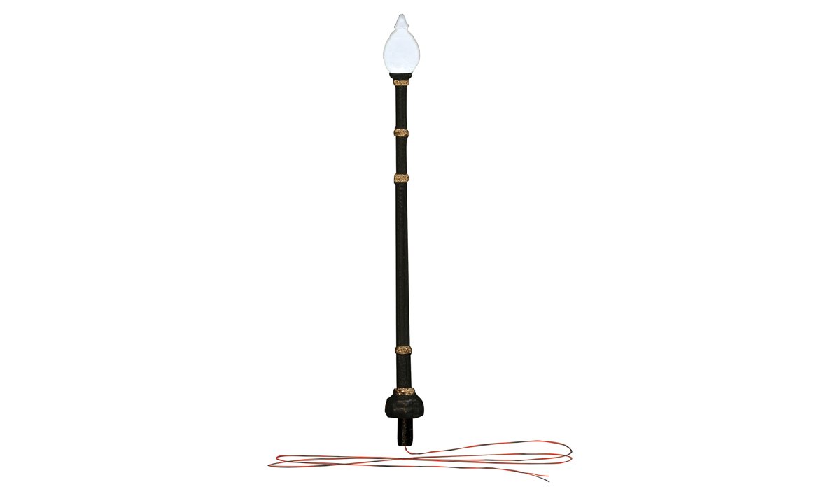 Woodland Scenics 5641 N Scale - Lamp Post Street Lights - 3pcs - Just Plug Lighting System