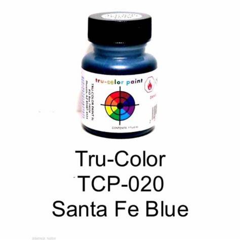 Tru Color Paint 020 - Acrylic - Santa Fe Blue - 1oz 