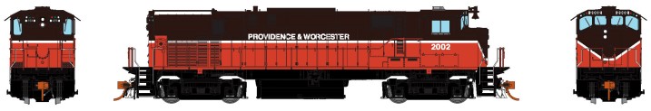 Rapido 33542 - HO MLW M420 - DCC & Sound - Providence & Worcester (90s Scheme) #2002