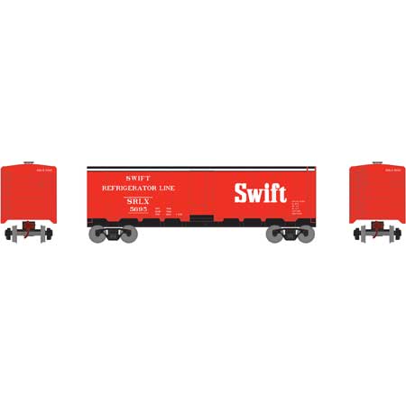 Athearn Roundhouse HO 2268 40ft Steel Reefer Swift #5695