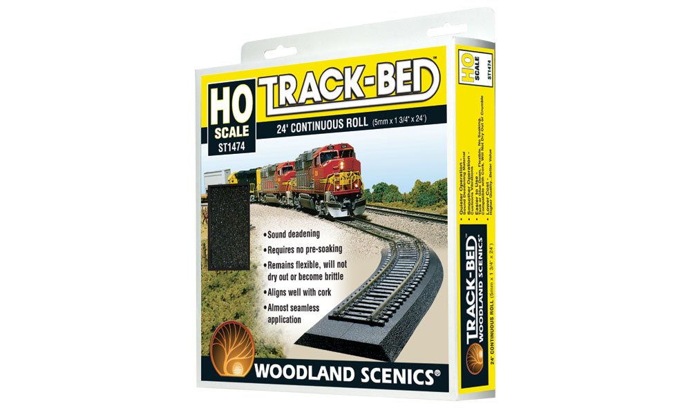Woodland Scenics 1474 - HO Track-Bed - 24ft Continuous Roll