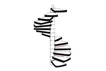 Plastruct 90947 - O (1:48) Custom Spiral Staircase (1pc) 