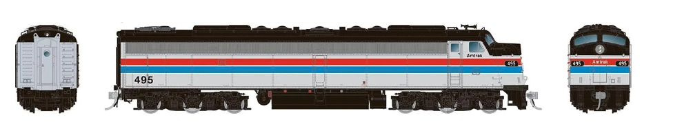 Rapido 28803 - HO EMD E8A w/HEP - DC/DCC/Sound - Amtrak: Phase 2 #495